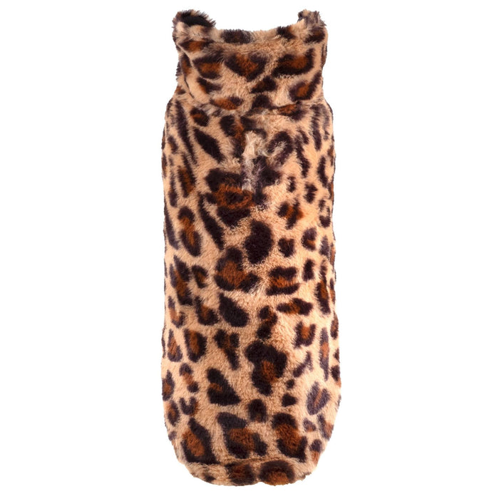 Leopard Fur-Faux Coat - 3 Red Rovers
