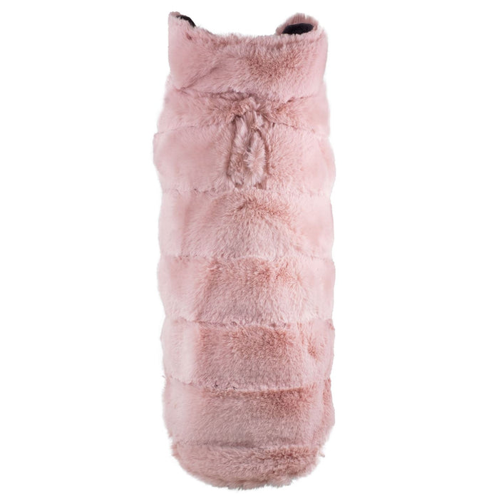 Mauve Fur-Faux Coat - 3 Red Rovers