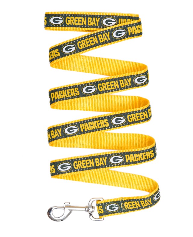 Green Bay Packers Premium Dog Collar or Leash – 3 Red Rovers