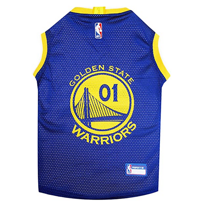 Golden State Warriors Pet Jersey - 3 Red Rovers