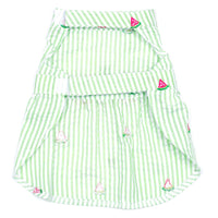 Green Striped Watermelon Dress - 3 Red Rovers