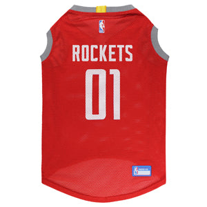 Houston Rockets Pet Jersey - 3 Red Rovers