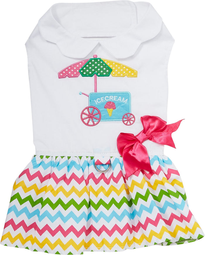 Ice Cream Cart Dress with Leash - 3 Red Rovers