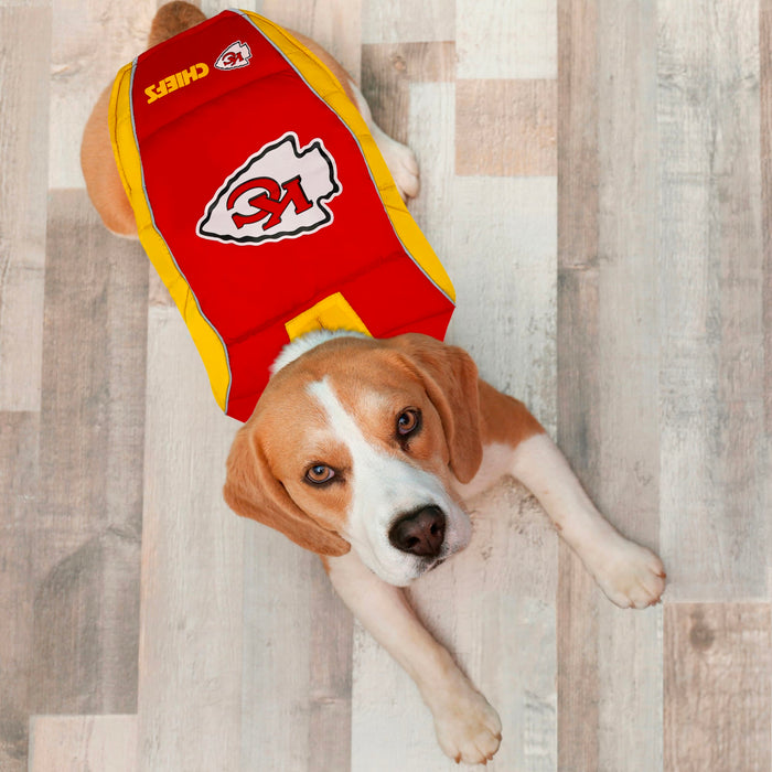 Kansas City Chiefs Game Day Puffer Vest - 3 Red Rovers