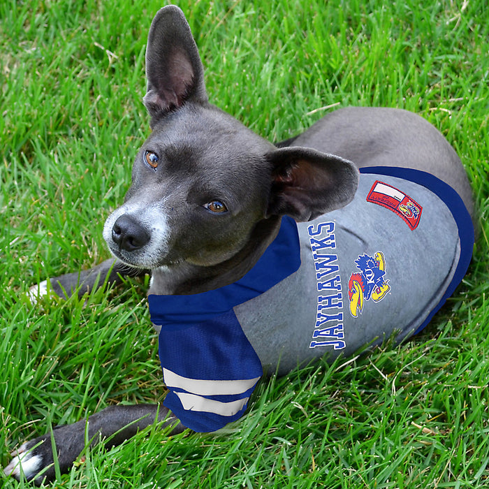 KS Jayhawks Lightweight Pet Hoodie - 3 Red Rovers