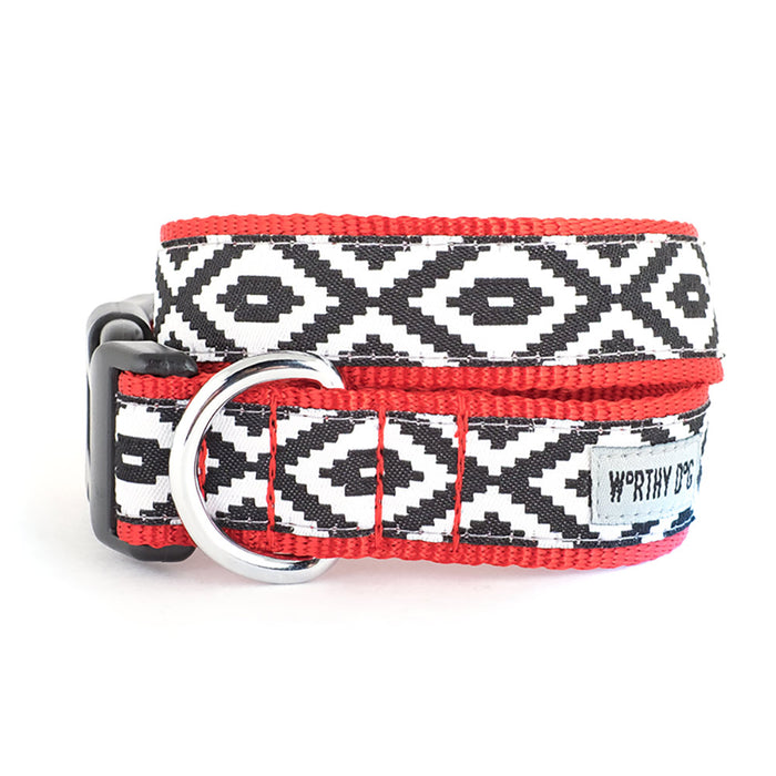 Kilim Collection Dog Collar or Leads - 3 Red Rovers