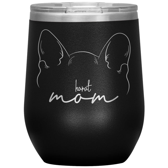 Korat Cat Mom Wine Tumbler - 3 Red Rovers