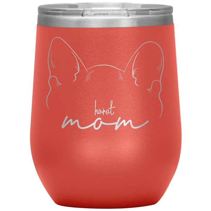 Korat Cat Mom Wine Tumbler - 3 Red Rovers