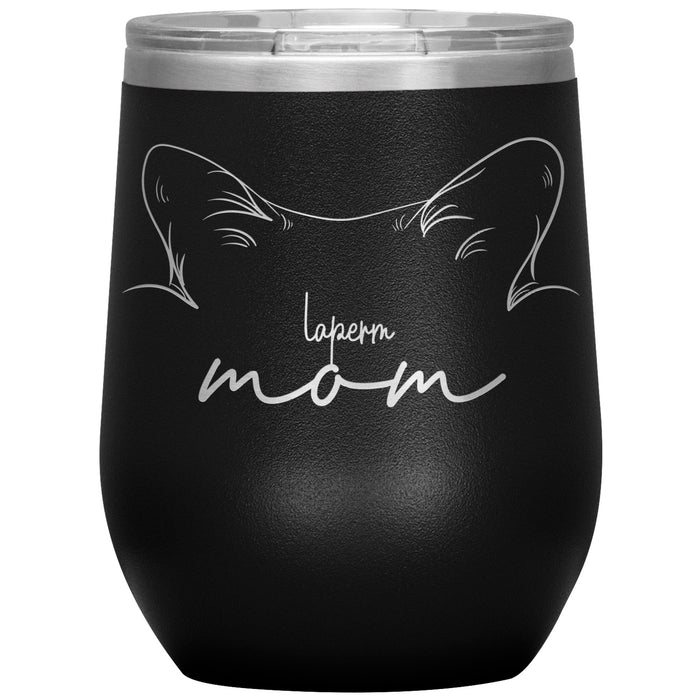 Laperm Cat Mom Wine Tumbler - 3 Red Rovers