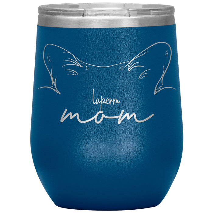 Laperm Cat Mom Wine Tumbler - 3 Red Rovers