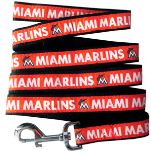 Miami Marlins Dog Collar or Leash - 3 Red Rovers