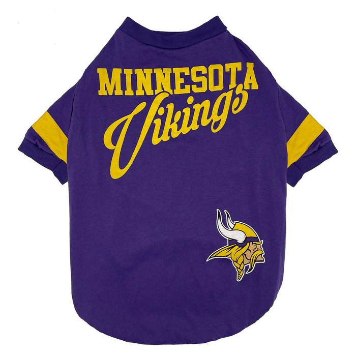 Minnesota Vikings Stripe Tee Shirt - 3 Red Rovers
