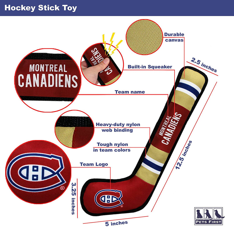 Montreal Canadiens Hockey Stick Toys - 3 Red Rovers