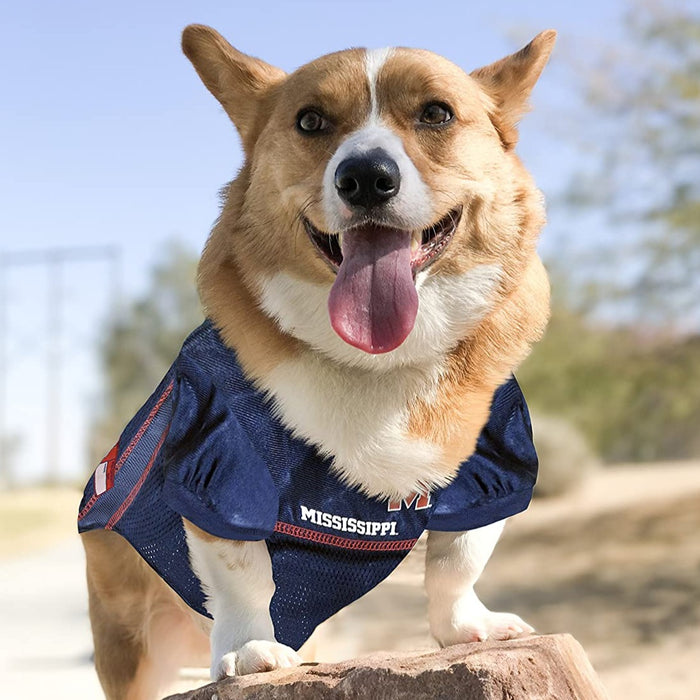 MS Ole Miss Rebels Pet Jersey - 3 Red Rovers