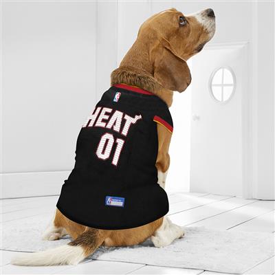 Miami heat on sale dog jersey