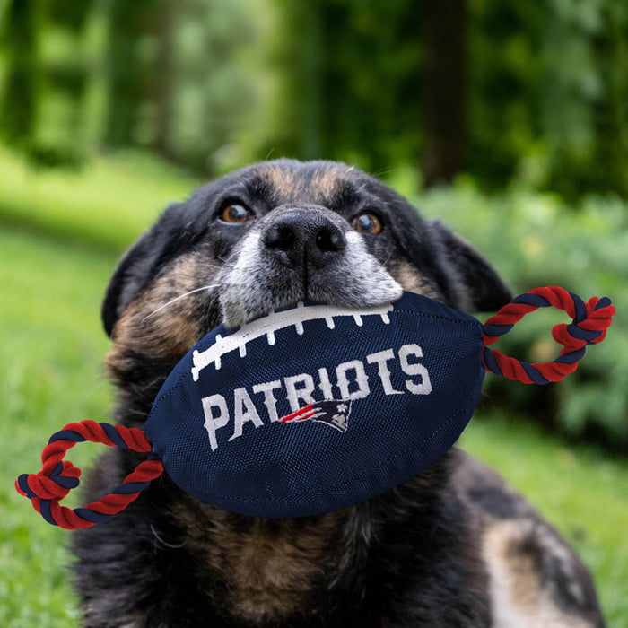 New England Patriots Football Rope Toys - 3 Red Rovers