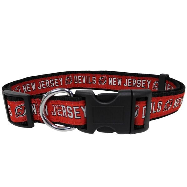 New Jersey Devils Dog Collar or Leash - 3 Red Rovers