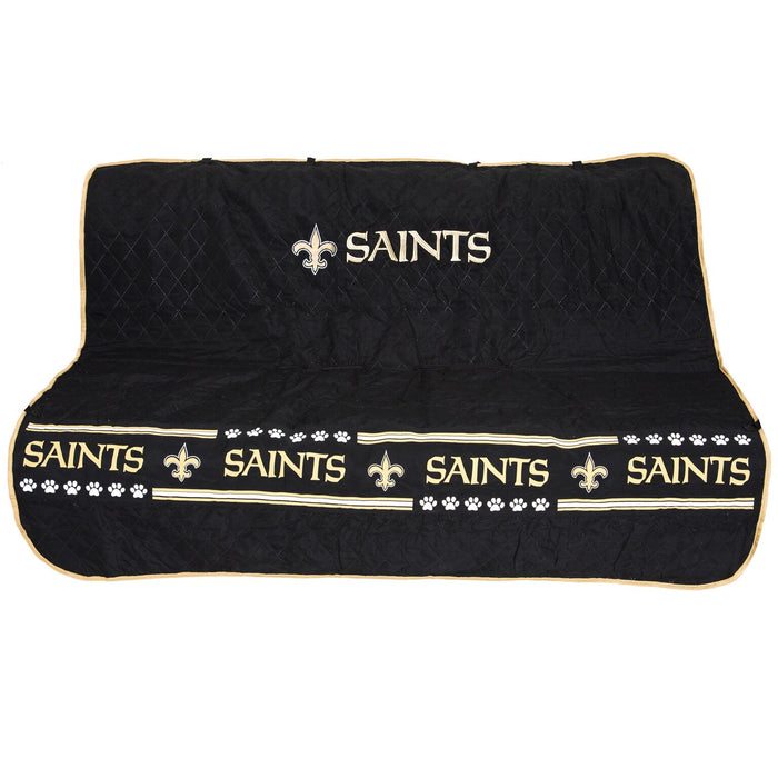 New Orleans Saints Pet Car Seat Protector - 3 Red Rovers