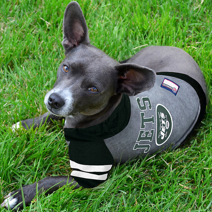 New York Jets Lightweight Pet Hoodie - 3 Red Rovers