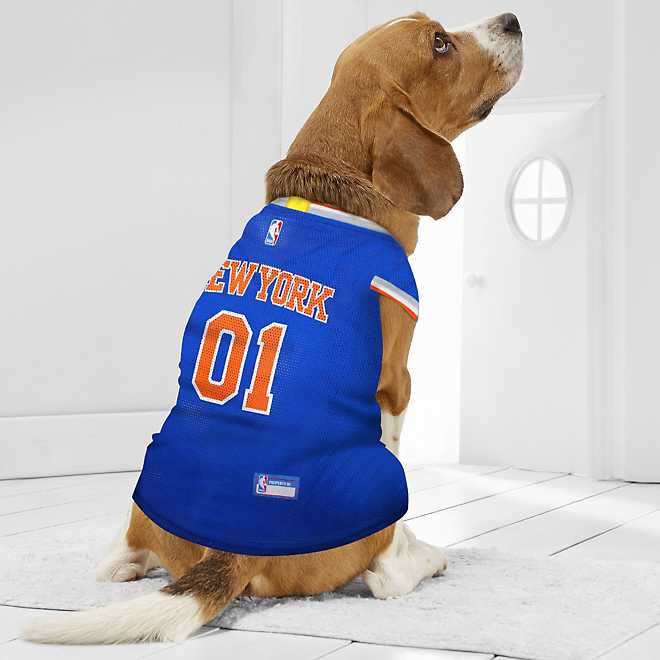 Knicks on sale dog jersey