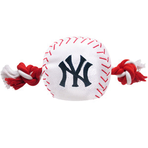 New York Yankees Baseball Rope Toys - 3 Red Rovers