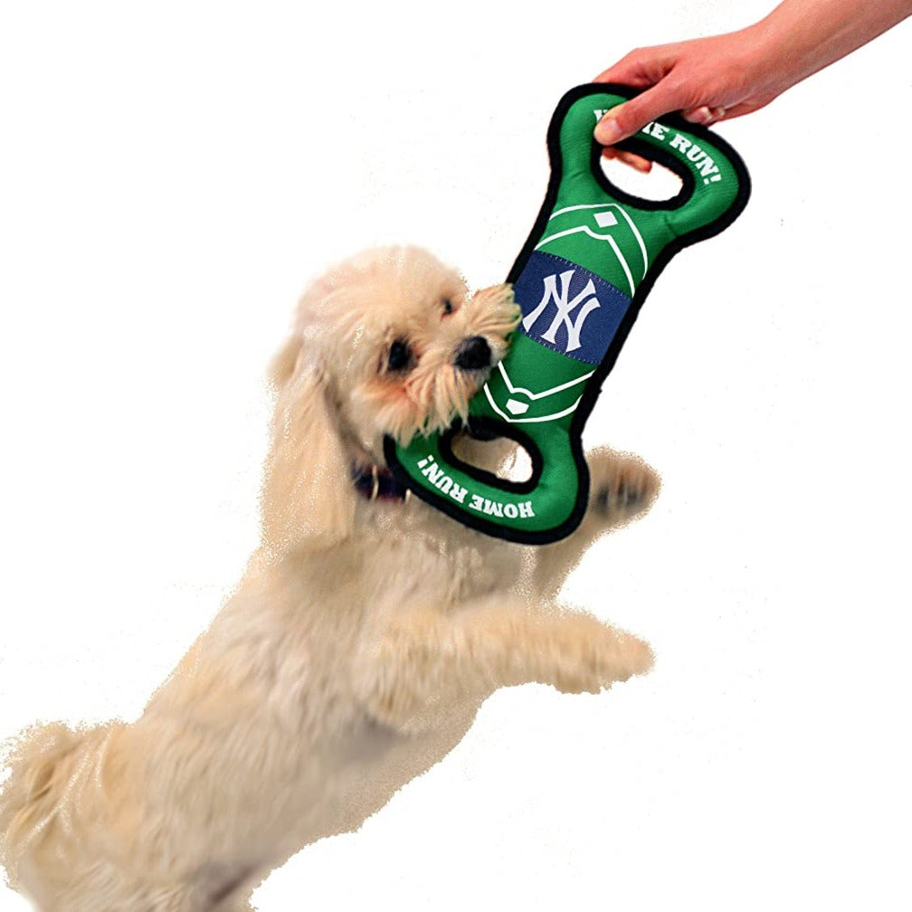 Pets First New York Yankees Nylon Field Toy for Dog