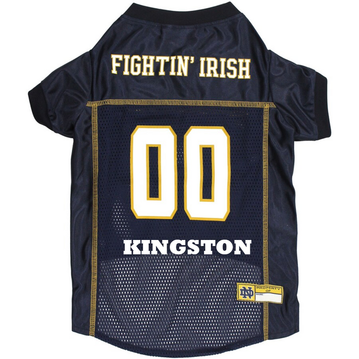 Notre Dame Fightin' Irish Pet Jersey - 3 Red Rovers