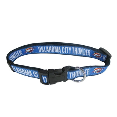 Oklahoma City Thunder Dog Collar and Leash - 3 Red Rovers