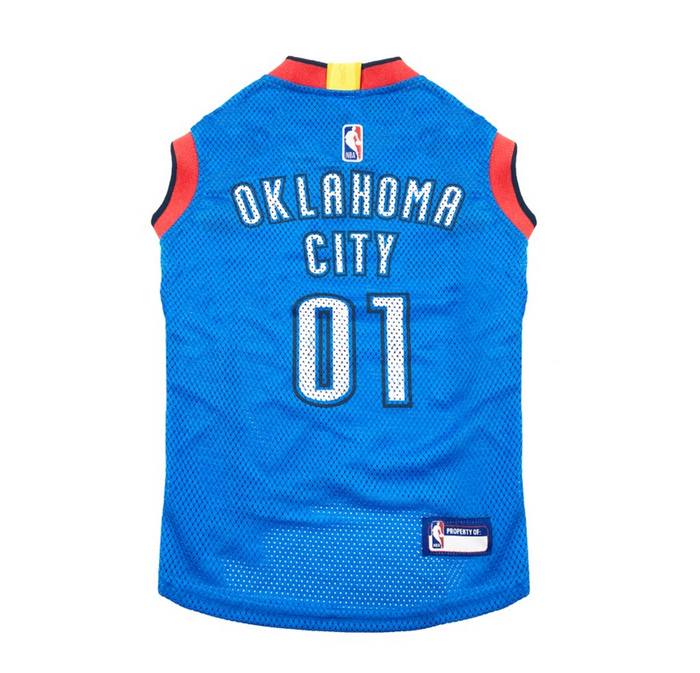 Oklahoma City Thunder Pet Jersey - 3 Red Rovers