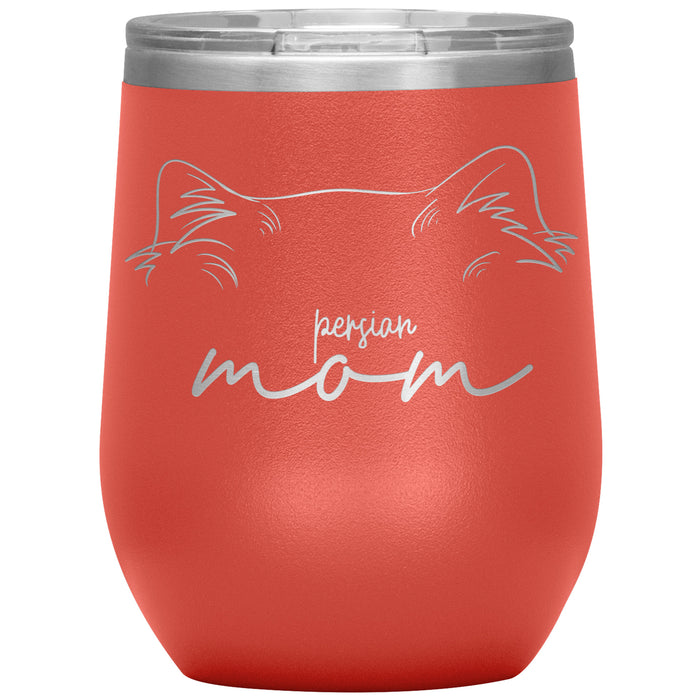 Persian Cat Mom Wine Tumbler - 3 Red Rovers