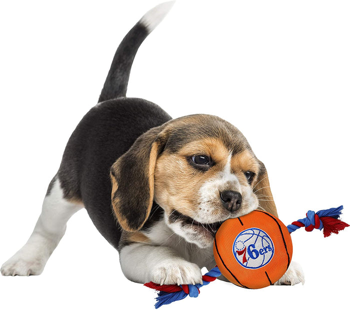 Philadelphia 76ers Ball Rope Toys - 3 Red Rovers