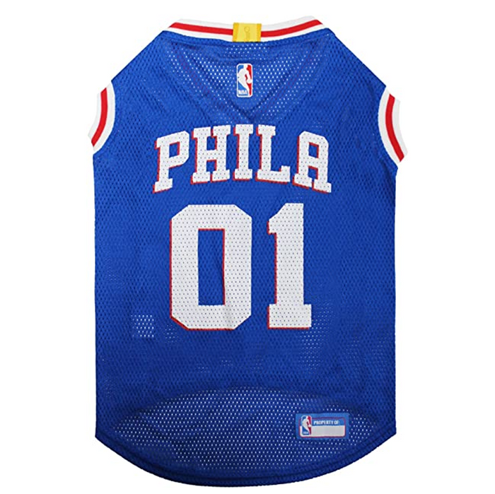 Philadelphia 76ers Pet Jersey - 3 Red Rovers
