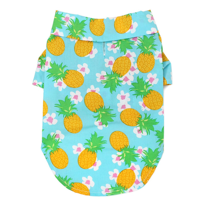 Pineapple Luau Hawaiian Camp Shirt - 3 Red Rovers