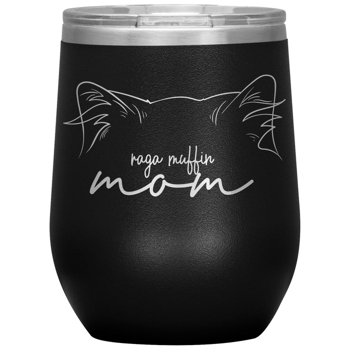 Raga Muffin Cat Mom Wine Tumbler - 3 Red Rovers