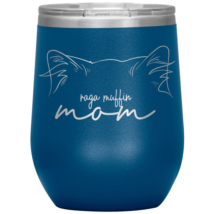 Raga Muffin Cat Mom Wine Tumbler - 3 Red Rovers