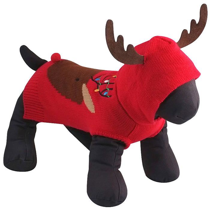 Rudy Reindeer Hoodie - 3 Red Rovers