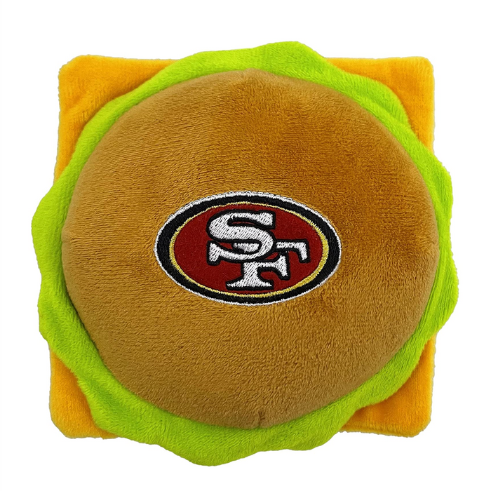 San Francisco 49ers Hamburger Plush Toys - 3 Red Rovers