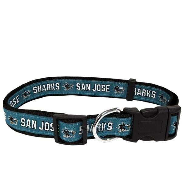 San Jose Sharks Dog Collar or Leash - 3 Red Rovers