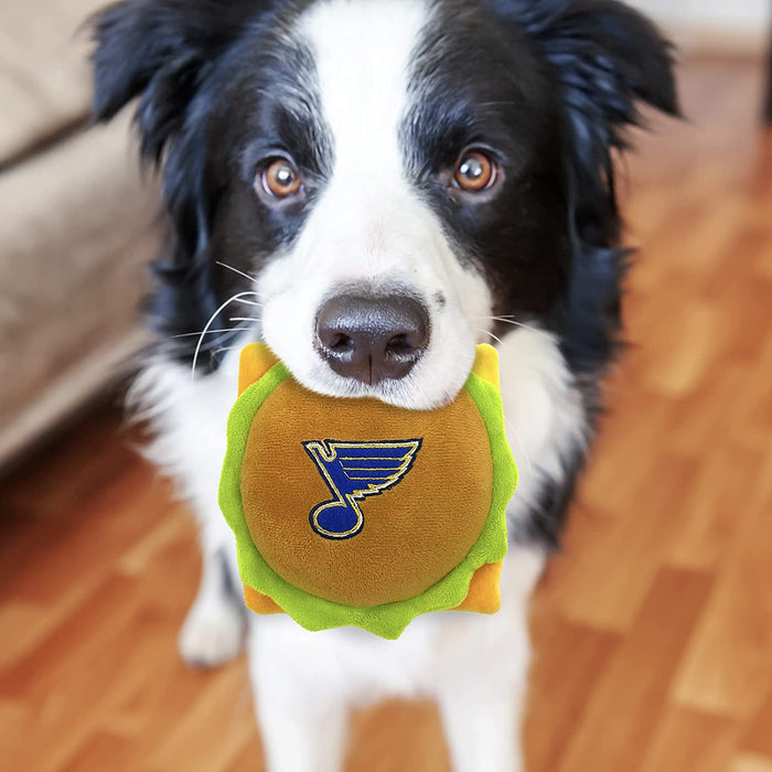 St Louis Blues Hamburger Plush Toys - 3 Red Rovers