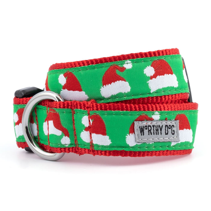 Santa Hats Collection Dog Collar or Leads - 3 Red Rovers