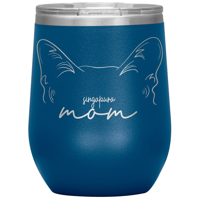 Singapura Cat Mom Wine Tumbler - 3 Red Rovers