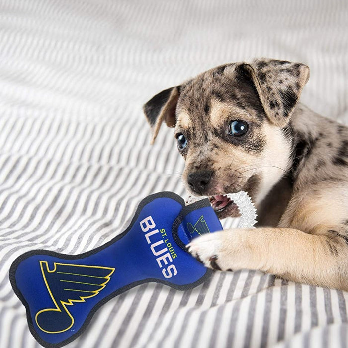 St Louis Blues Dental Tug Toy - 3 Red Rovers
