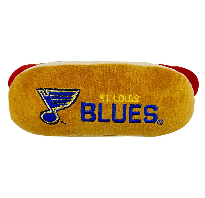 St Louis Blues Hot Dog Plush Toys - 3 Red Rovers