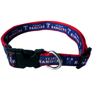 Texas Rangers Dog Collar or Leash - 3 Red Rovers