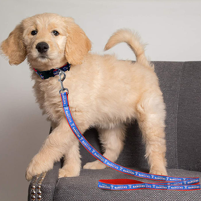 Texas Rangers Dog Collar or Leash - 3 Red Rovers