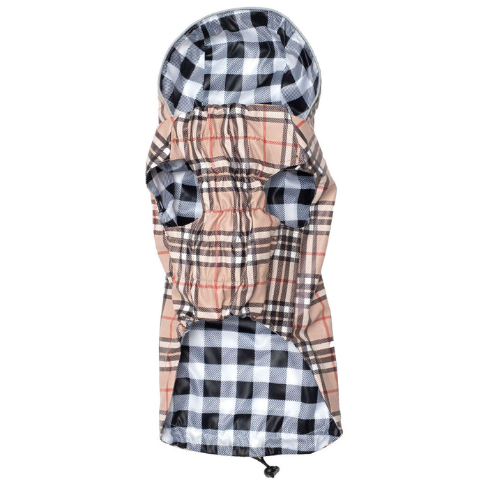 Tan Plaid London Raincoat - 3 Red Rovers