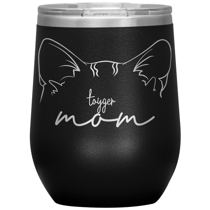 Toyger Cat Mom Wine Tumbler - 3 Red Rovers