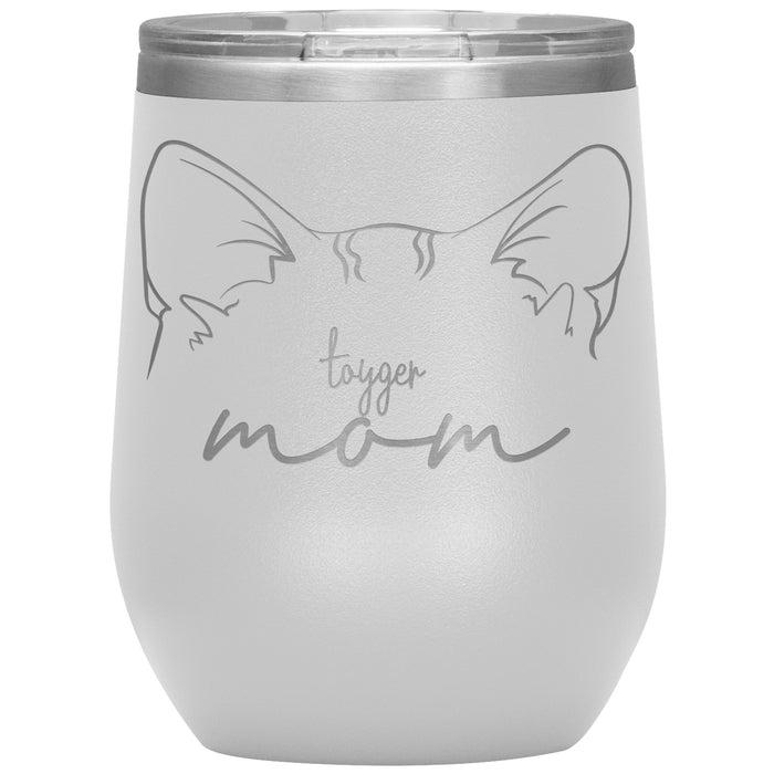 Toyger Cat Mom Wine Tumbler - 3 Red Rovers