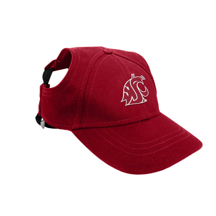 WA State Cougars Pet Baseball Hat - 3 Red Rovers