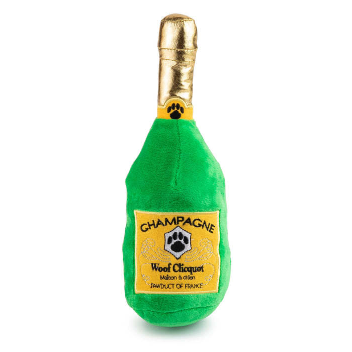 Woof Clicquot Classic Bottle Plush Toy - 3 Red Rovers
